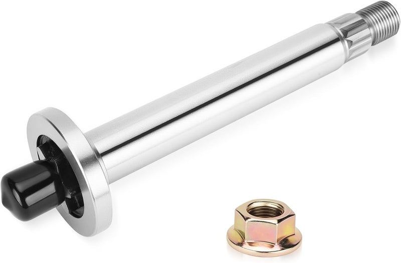 Try-H 738-1186 Spindle Shaft Fits for MTD/Tory Bilt/Cub Cadet Lawn Mower 738-1186A 753-06348 Stainless Steel Drive Shaft Included Nut Parts Replace# 912-0417A GW-7120417A 753-05549 - Image 1